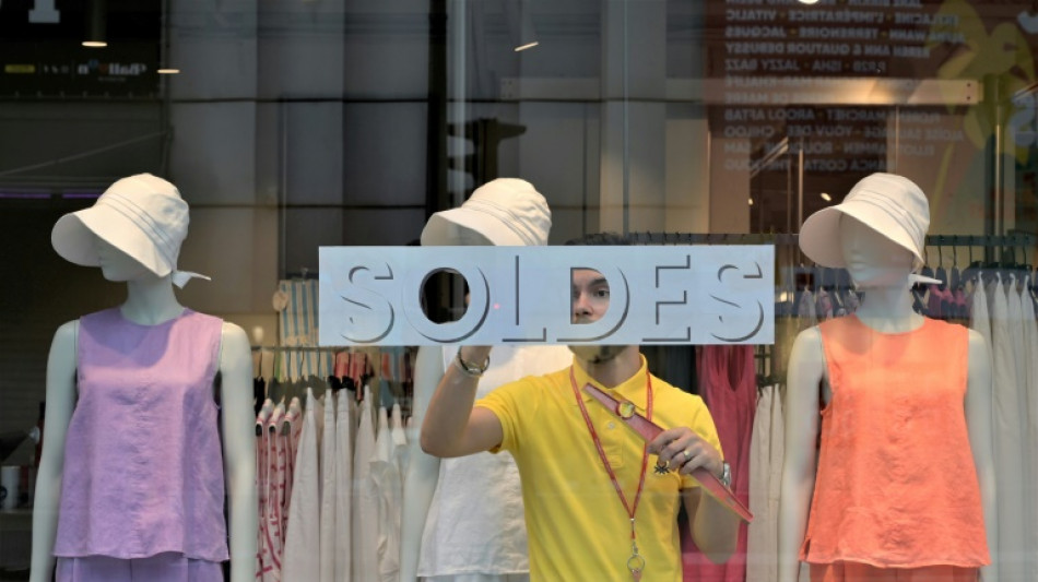 "Pas de bonne surprise" pour les soldes, moins r&eacute;ussis qu'en 2021