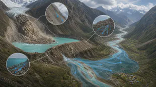 Nepal Flood Zone Faces New Threat From Landslide-Formed Lakes