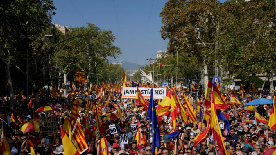 Zehntausende Spanier demonstrieren gegen Amnestie f&uuml;r katalanische Aktivisten