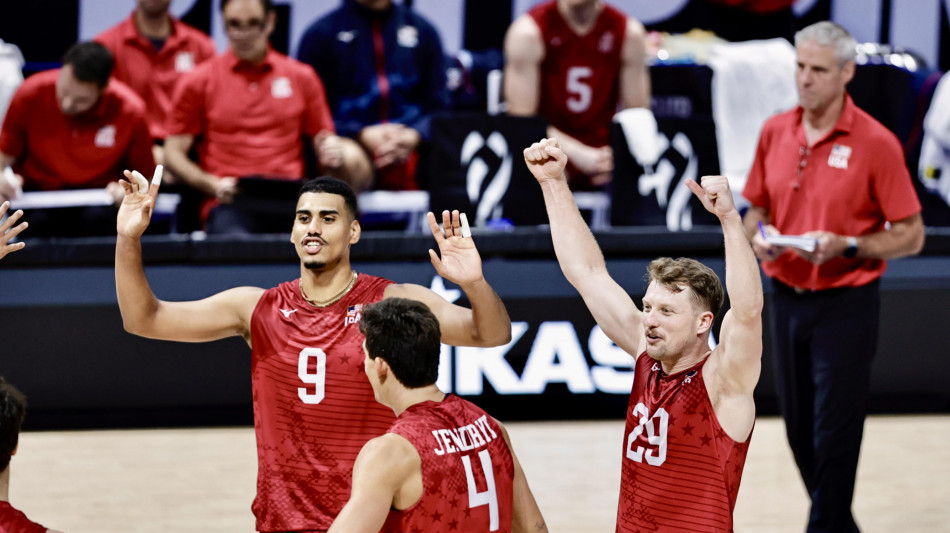 Volley: Nations League, gli Usa battono il Giappone e conquistano la finale