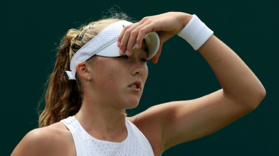 Breathless Andreeva, 16, into Wimbledon fourth round