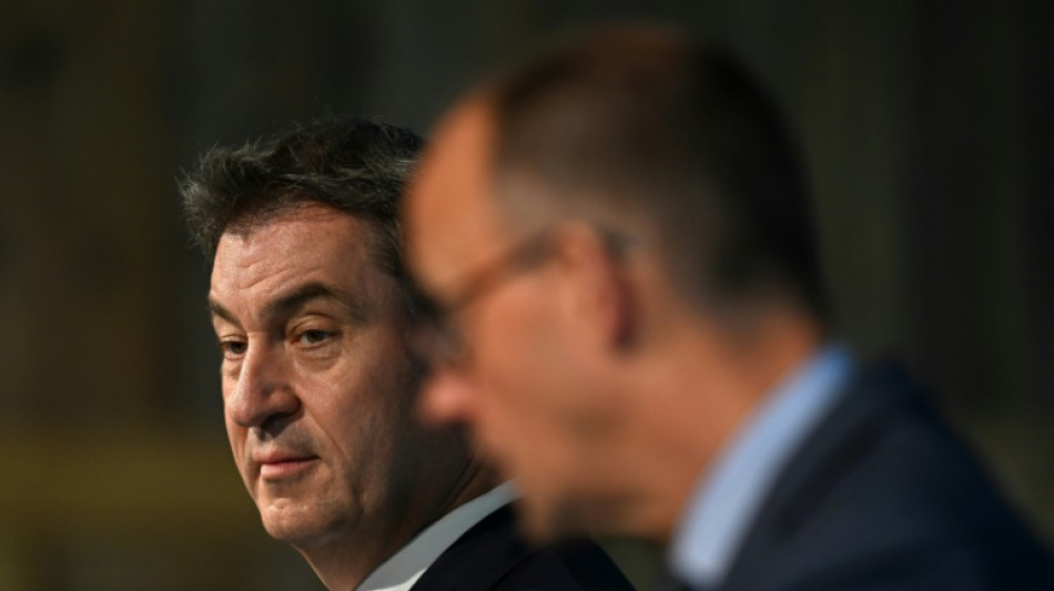 Sommerklausur von CSU-Landesgruppe im Bundestag mit S&ouml;der und Merz