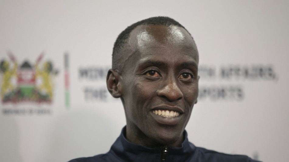 Marathon world record holder Kiptum sidesteps talk of two-hour mark