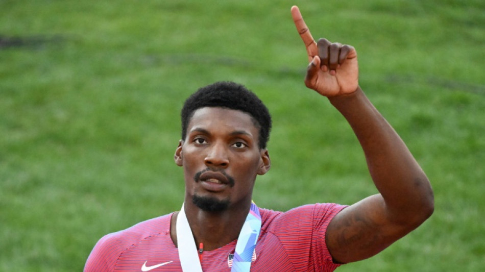 Sprint star Kerley aiming for golden double at world championships