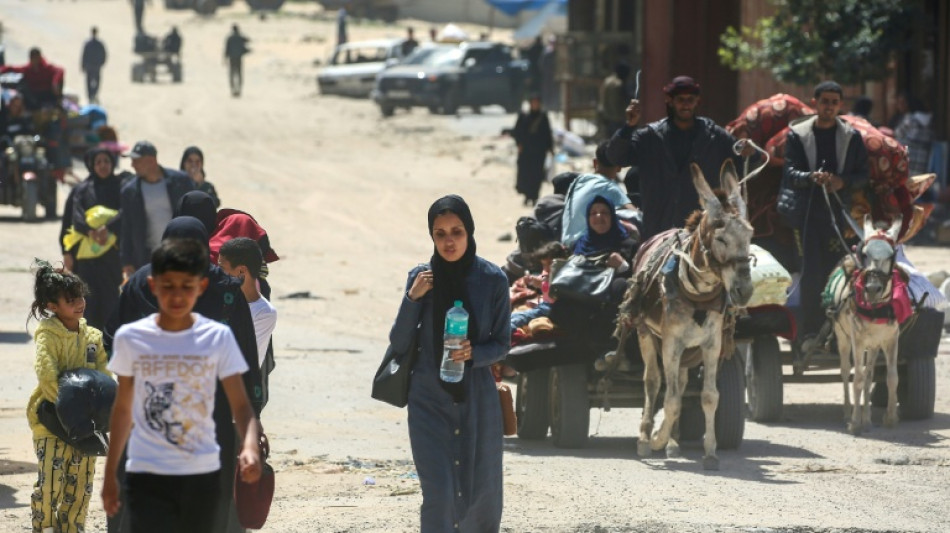 Des Gazaouis fuient Rafah après de nouveaux appels à évacuer 