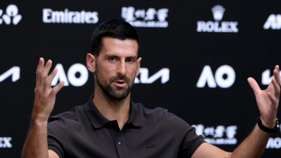 Open d'Australie: "J'ai toujours mes chances", assure Djokovic