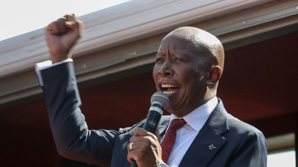 El opositor sudafricano Julius Malema, condenado a cinco a&ntilde;os de c&aacute;rcel