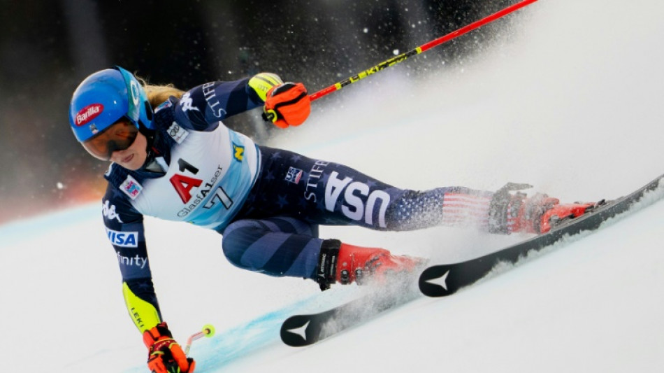 'Nervous' Shiffrin lands giant slalom double for 79th World Cup win