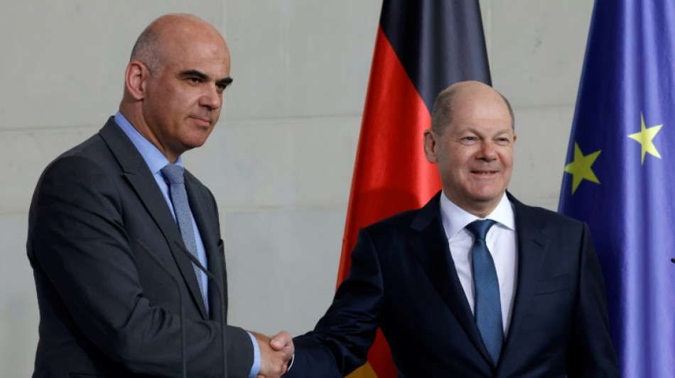 Schweizer Bundespr&auml;sident verteidigt in Berlin Neutralit&auml;t im Ukraine-Konflikt