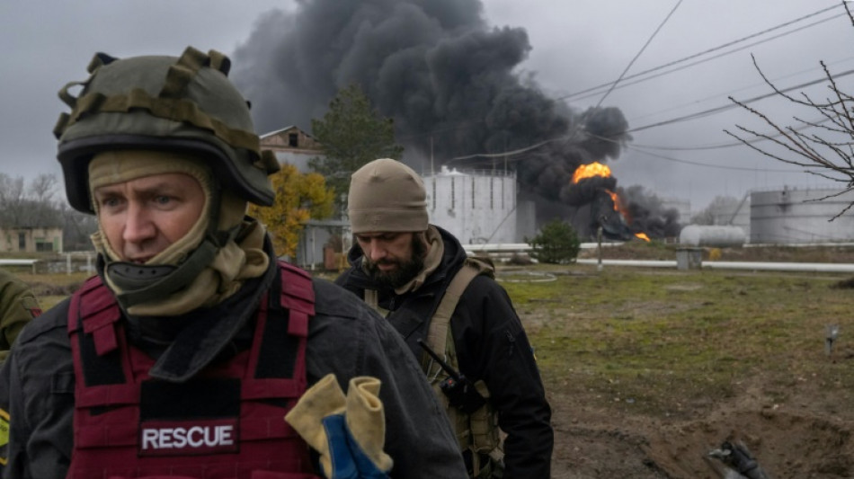Lib&eacute;r&eacute;e, la ville ukrainienne de Kherson maintenant sous les obus des Russes
