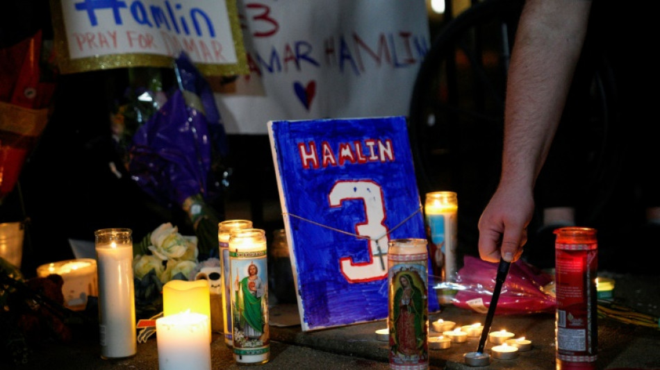 NFL's Hamlin has 'signs of improvement' but still critical