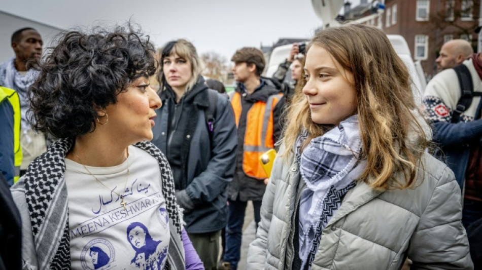 Klimaaktivistin Thunberg sorgt mit pro-pal&auml;stinensischem Auftritt f&uuml;r Emp&ouml;rung