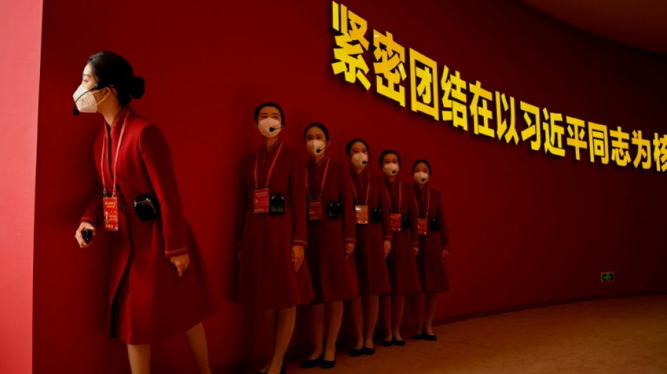 Exposici&oacute;n para alabar a Xi Jinping antes del congreso del Partido Comunista en China