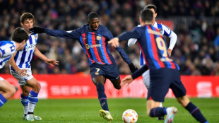 Electric Dembele fires Barca past Real Sociedad to Copa semis