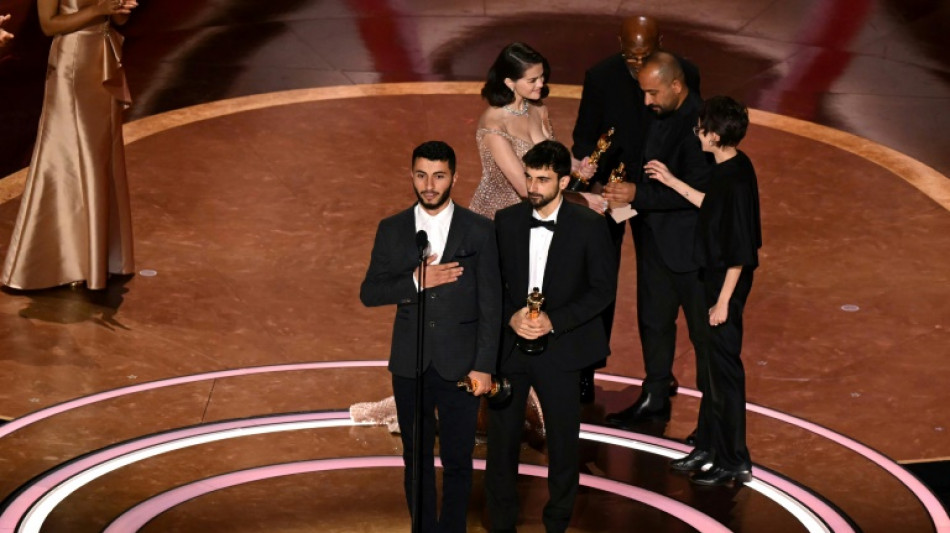 Oscar-winning Palestinian director speaks at UN on Israeli settlements