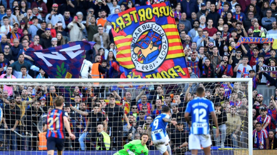 Barca drop points in heated Catalan derby