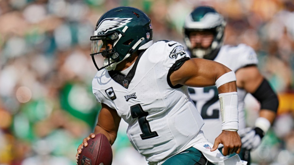 Hurts sparks Eagles over Washington, Dallas rips Rams in NFL
