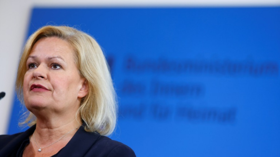 Faeser fordert von muslimischen Verb&auml;nden klare Verurteilung von Hamas-Angriff