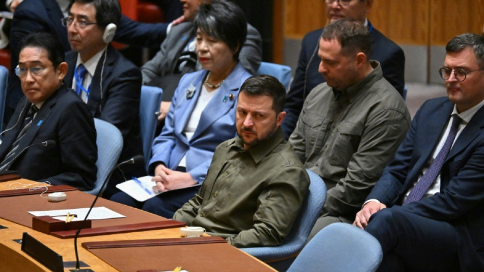 Selenskyj wirft Russland in UN-Sicherheitsrat "verbrecherischen" Krieg vor