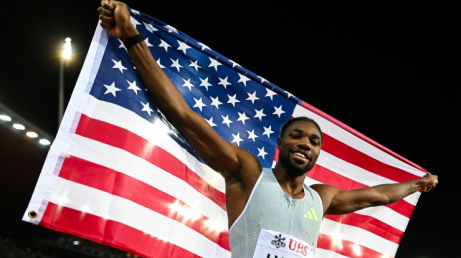 Lyles keeps 'cake and crown' in 200m victory at Zurich Diamond League
